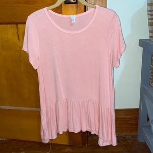 Coral Boutique peplum top